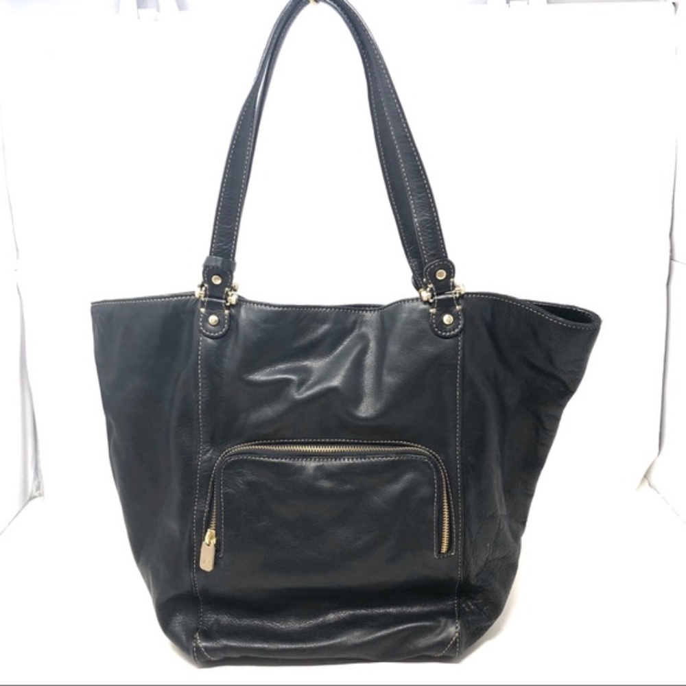 🆕 LIZ CLAIBORNE Black leather purse Like new!